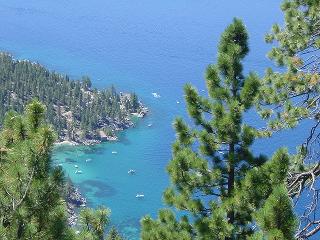 View of Lake Tahoe from the Flume Trail
